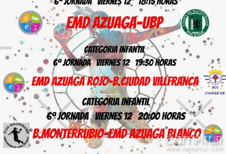 Azuaga vive un intenso fin de semana deportivo con balonmano, baloncesto y fútbol base