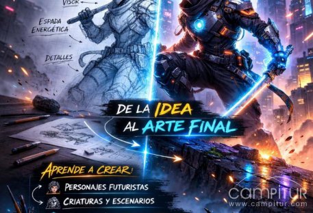 Peñarroya-Pueblonuevo impulsa un curso de ilustración y concept art para acercar a los jóvenes al mundo del videojuego